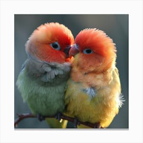 Lovebirds 4 Canvas Print