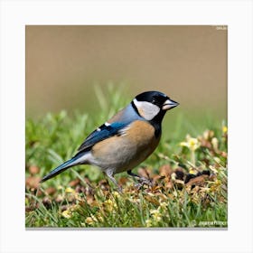 Tit on branch 21 Canvas Print