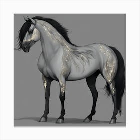 Golden Horse Canvas Print