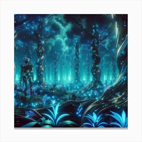 Forest Of Light Canvas Print