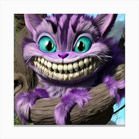 The Cheshire Cat T60wsd74 Upscaled Canvas Print