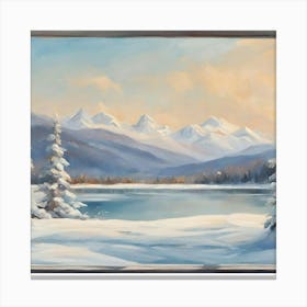 Winter Landscape 6 Canvas Print