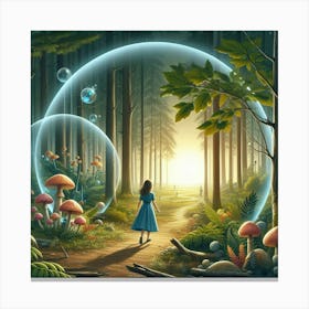 Alice In Wonderland 4 Canvas Print