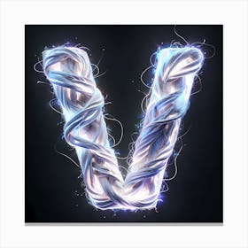 Letter V Canvas Print