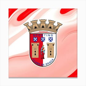 S.C. Braga Logo Wall Art 3 Canvas Print