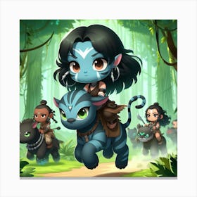 Avatar Adventure Canvas Print