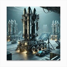 A Missile System Defense Perimeter Stations Asterian Syndicate 1024 Canvas Print