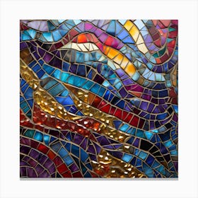 Mosaic Art Canvas Print
