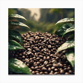 Coffee Beans 186 Canvas Print