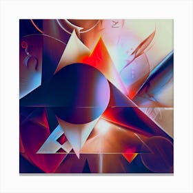 Abstract Hecate Occult Paganism Wiccan 2 Canvas Print