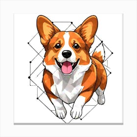 Corgi 34 Canvas Print