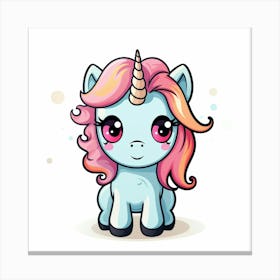 Cute Unicorn 287 Canvas Print