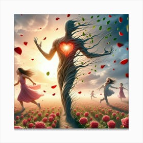 Heart Of Love 2 Canvas Print