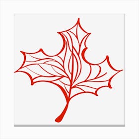 Maple Leaf Canvas Print