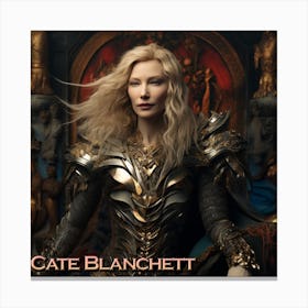 Gate Blanchett Canvas Print