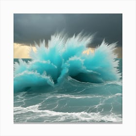 Tempesta  Abstract Painting Canvas Print