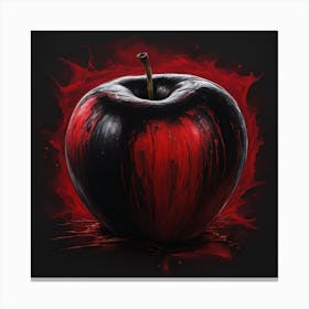 Bloody Apple 3 Canvas Print