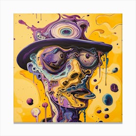 'The Man In The Hat' 2 Canvas Print