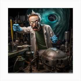 Rick And Morty Canvas Print