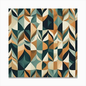 Abstract Geometric Pattern 2 Canvas Print