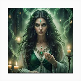 Elven Witch 1 Canvas Print