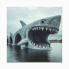 Shark Bridge Canvas Print