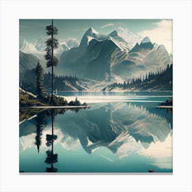 Mountain Landscape Canvas Print