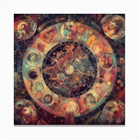 Tarot Card 4 Canvas Print