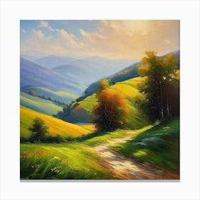 Russian Landscape Painting 2 Canvas Print