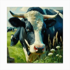 Holstein Friesian Bull Canvas Print