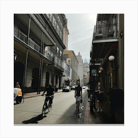 New Orleans Street Scene Canvas Print