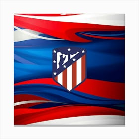 Atlético de Madrid Logo Wall Art 14 Canvas Print