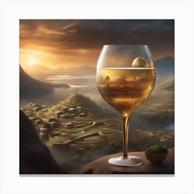 Wine Glass 1 Canvas Print