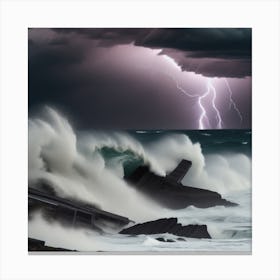 Stormy Seas Canvas Print