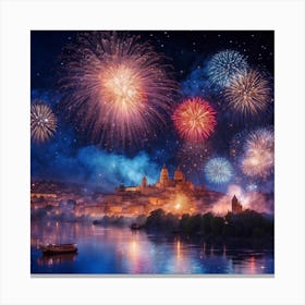 New Year'S Eve Canvas Print