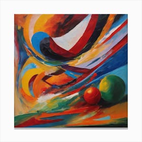 Abstract Painting Canvas Print