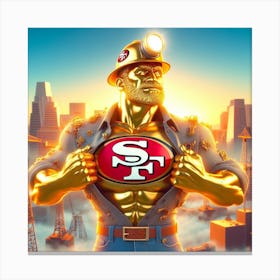 San Francisco 49ers 10 Canvas Print