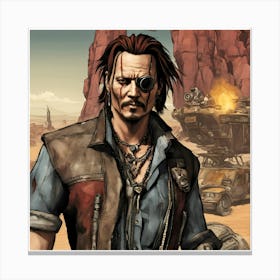 Depp in the Borderlands Canvas Print