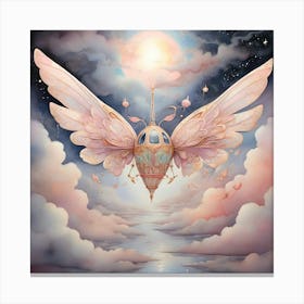 Butterfly In The Sky Canvas Print