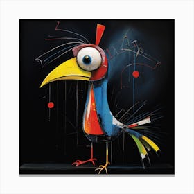 Crazy Parrot 8 Canvas Print