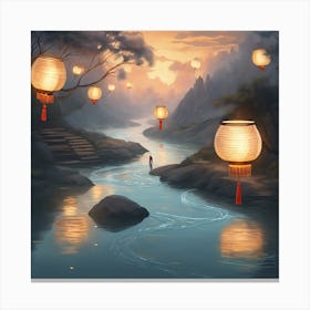 Chinese Lanterns Canvas Print