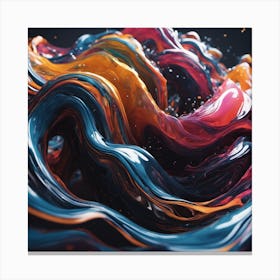 Abstract Painting 4 Canvas Print