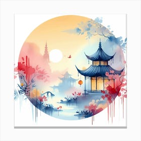 Chinese Painting 17 Canvas Print