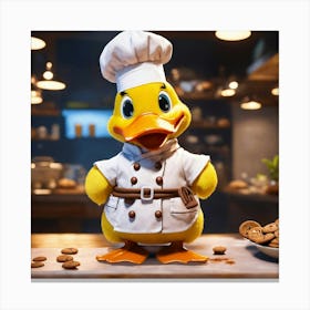 Chef Duck 3 Canvas Print