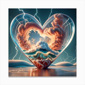 Heart Of Storm Canvas Print