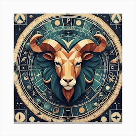 Zodiac Zodiac Sign Canvas Print