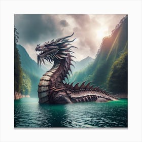 Dragon Pong Canvas Print