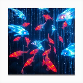 Luminous Fishes Canvas Print