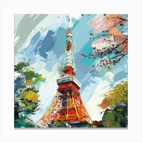 Tokyo Tower 5 Canvas Print