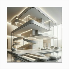 Futuristic House 4 Canvas Print
